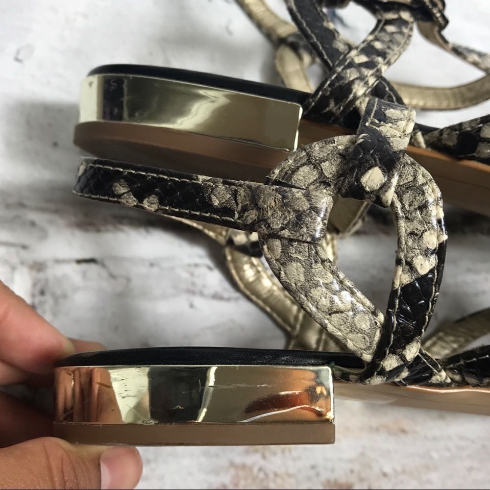 Sam Edelman Python “Daphnie” Sandals Size 8.5 - Picture 5 of 5